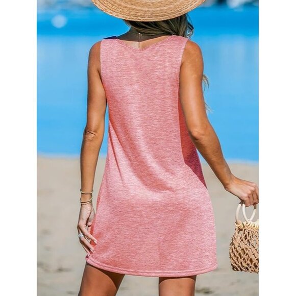 NWT CUPSHE Womens Swimsuit Coverup Sleeveless Cutout Beach Dress Size S - Picture 3 of 9